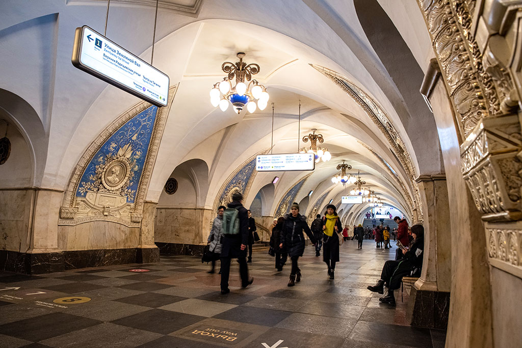 俄羅斯 莫斯科 地鐵站 Moscow metro Taganskaya