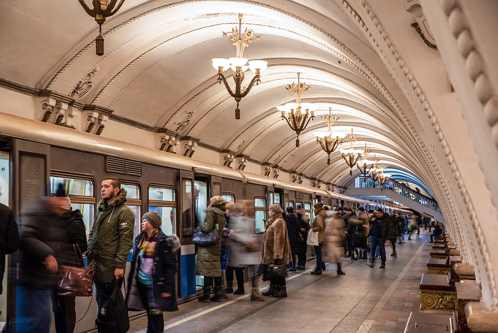 俄羅斯 莫斯科 地鐵站 Moscow metro Arbatskaya
